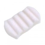 Konjac 6 Wave Body Sponge Pure White – All Skin Types