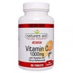 Natures Aid Low Acid Vitamin C 1000mg tablets – 90 capsules